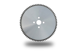Ultra-thin fast discharging round saw blade